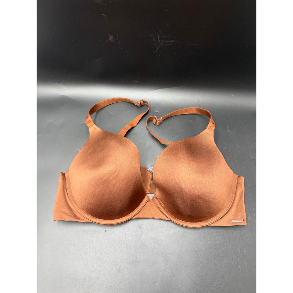 Savage X Fenty Brown Microfiber Caged Back T-Shirt Bra 40D Underwire